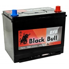 Аккумулятор BLACK BULL EFB Asia / 75Ah / 750А
